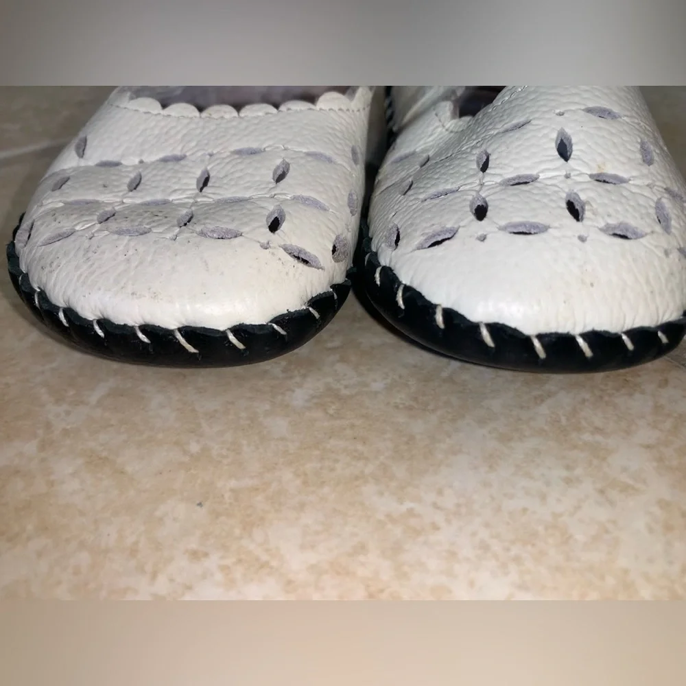 pediped white leather